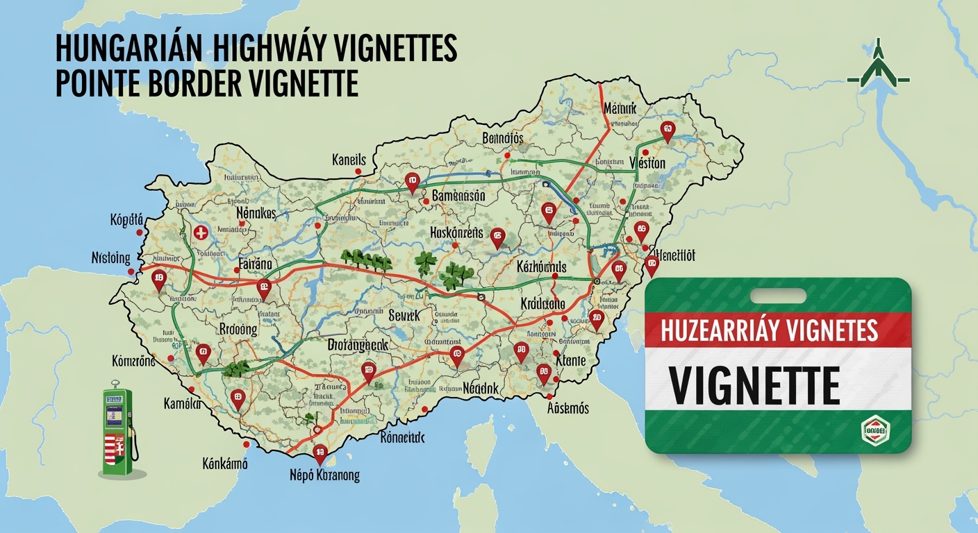 Mapa hraničných priechodov medzi Slovenskom a Maďarskom